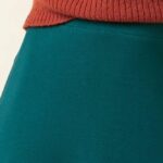 King Louie Juno Midi Skirt Milano Crepe Spruced Green - La Vie en Rose Damesmode