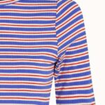 King Louie Lily Surf Stripe Baja Blue - La Vie en Rose Damesmode