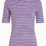 King Louie Lily Surf Stripe Baja Blue - La Vie en Rose Damesmode
