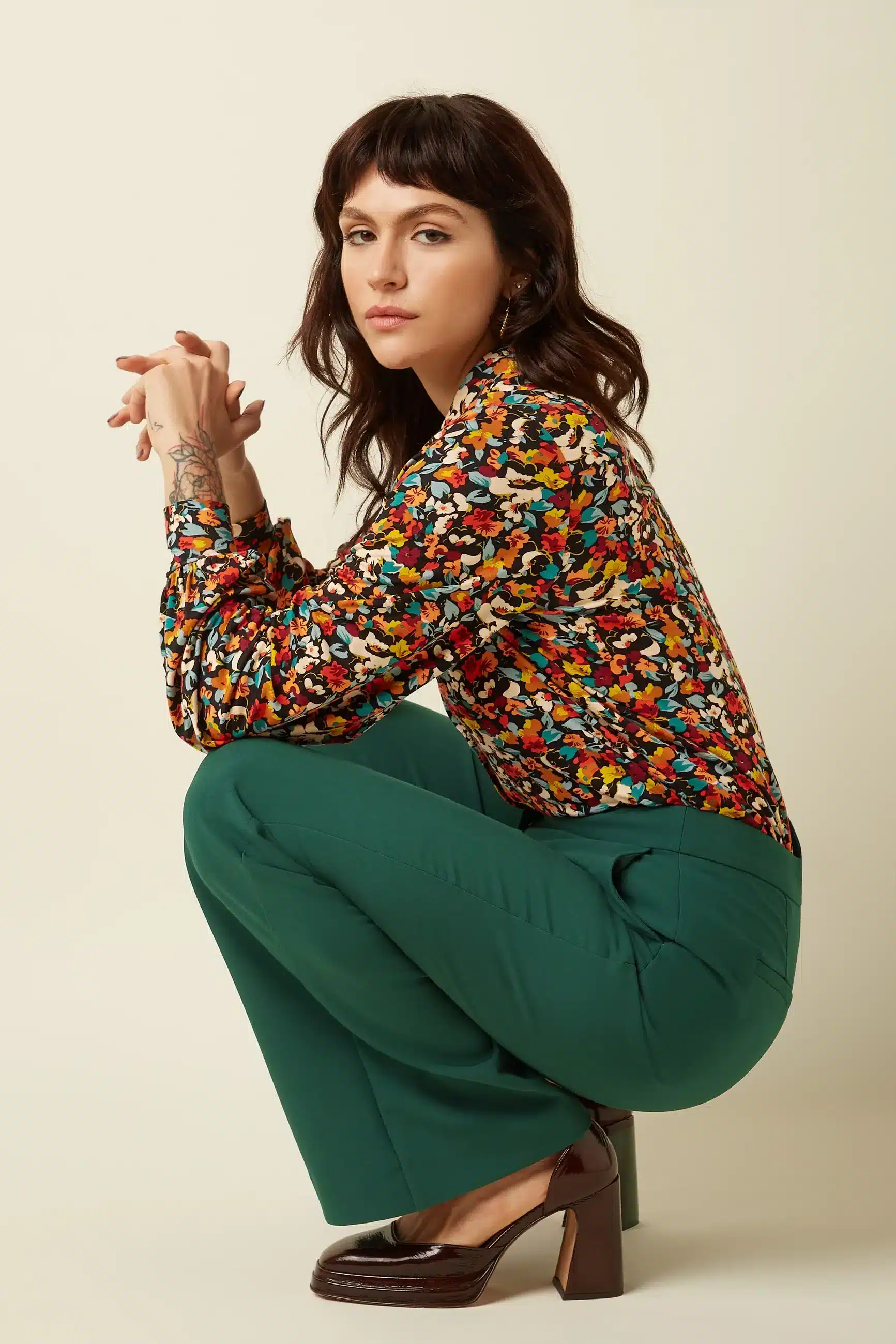 Livia Pants Marple Pine Green