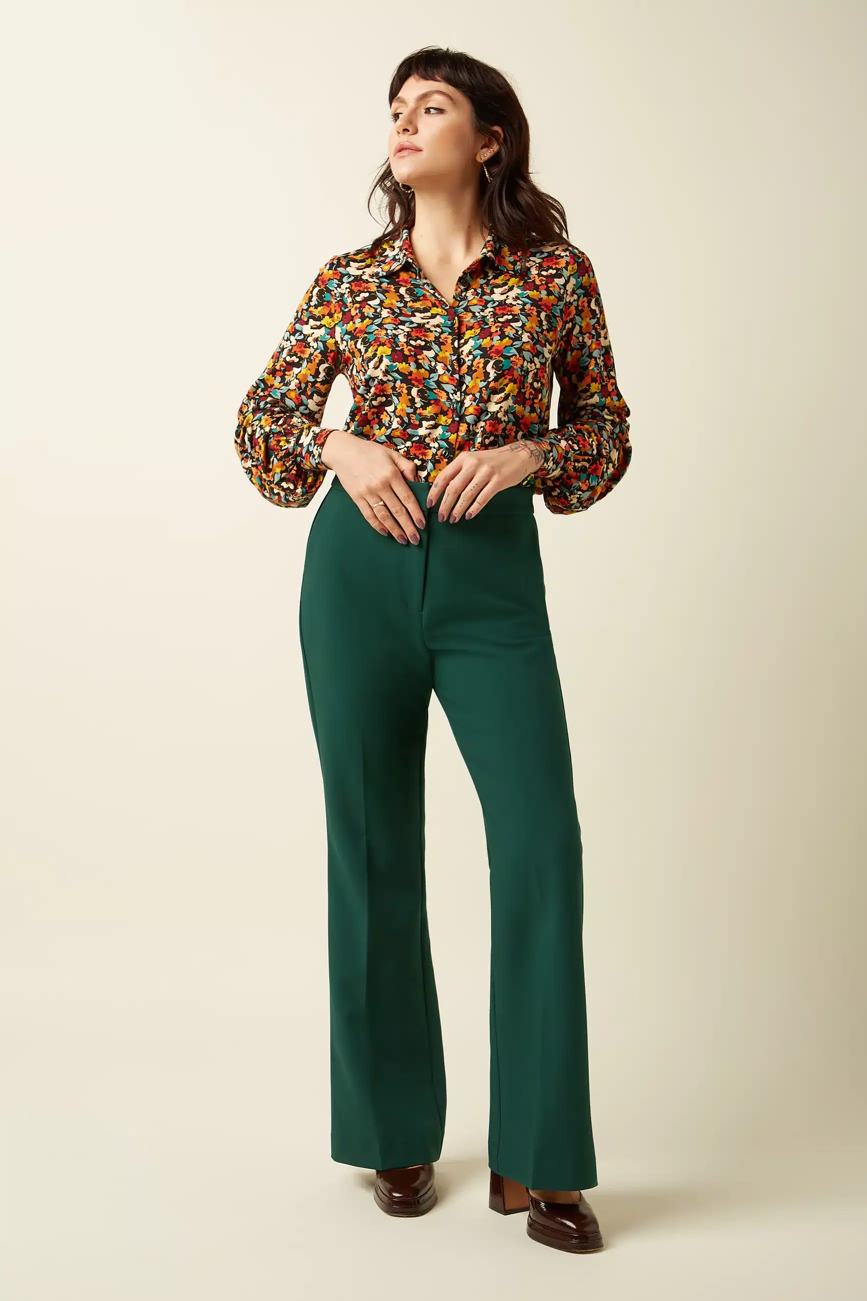 Livia Pants Marple Pine Green