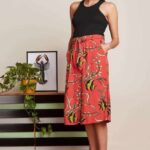 King Louie Lola Button Skirt Orne - La Vie en Rose Damesmode