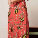 King Louie Lola Button Skirt Orne - La Vie en Rose Damesmode