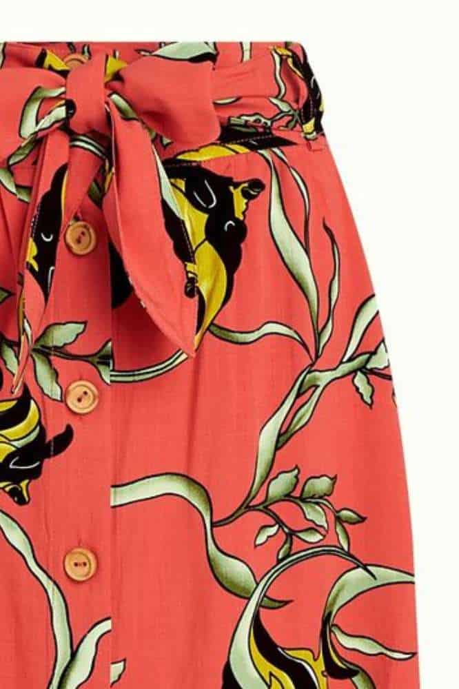 King Louie Lola Button Skirt Orne - La Vie en Rose Damesmode