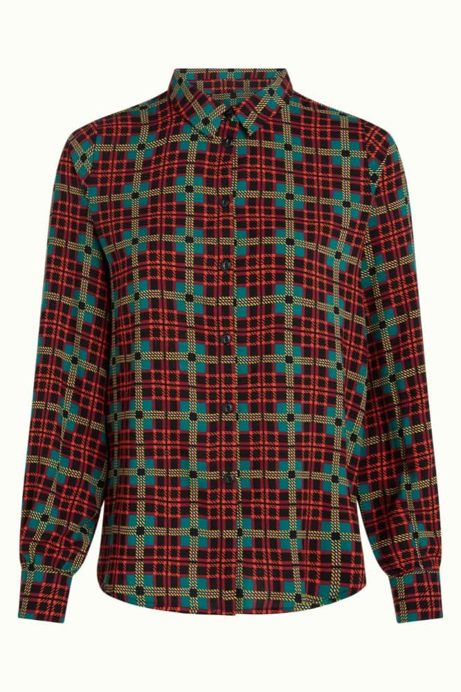 King Louie Maisie Blouse Duna - La Vie en Rose Damesmode