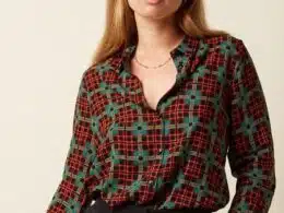 King Louie Maisie Blouse Duna - La Vie en Rose Damesmode