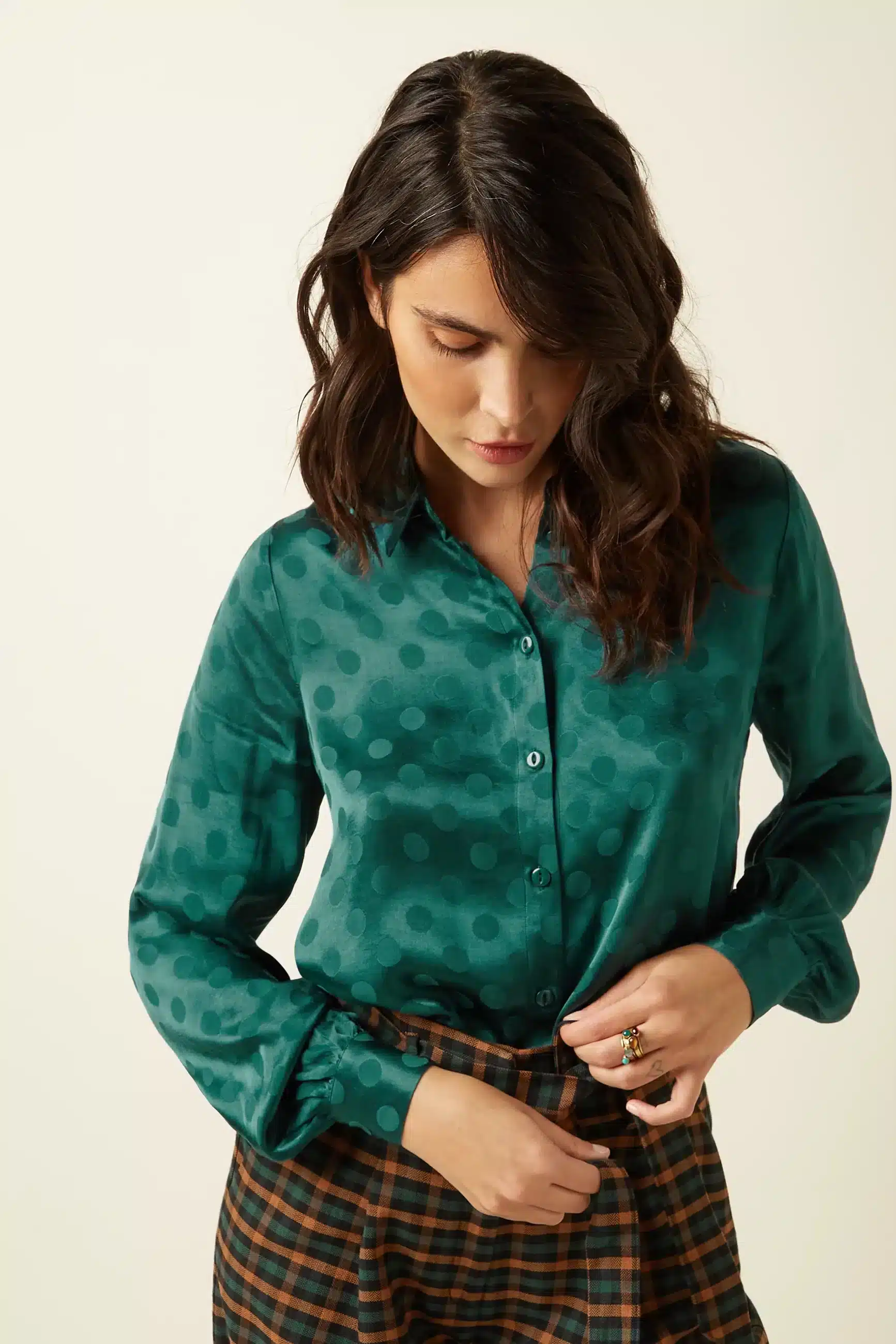 King Louie Maisie Blouse Mimi Peridot Green 10055207 (1)