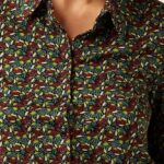 King Louie Maisie Blouse Mirth Jersey Rhubarb Red - La Vie en Rose Damesmode