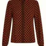 King Louie Maisie Blouse Moire Black