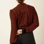 King Louie Maisie Blouse Moire Black