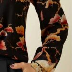 King Louie Maisie Blouse Neve Black - La Vie en Rose Damesmode