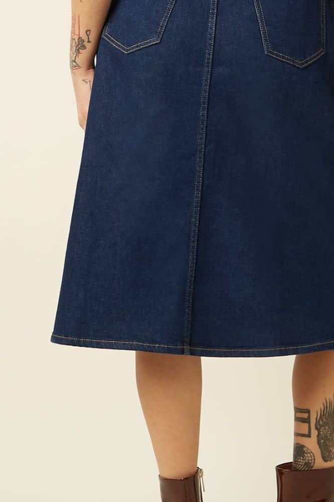 King Louie Marie Skirt Onyx Denim - La Vie en Rose Damesmode (1)