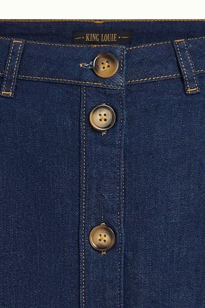 King Louie Marie Skirt Onyx Denim - La Vie en Rose Damesmode (1)