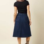 King Louie Marie Skirt Onyx Denim - La Vie en Rose Damesmode (1)