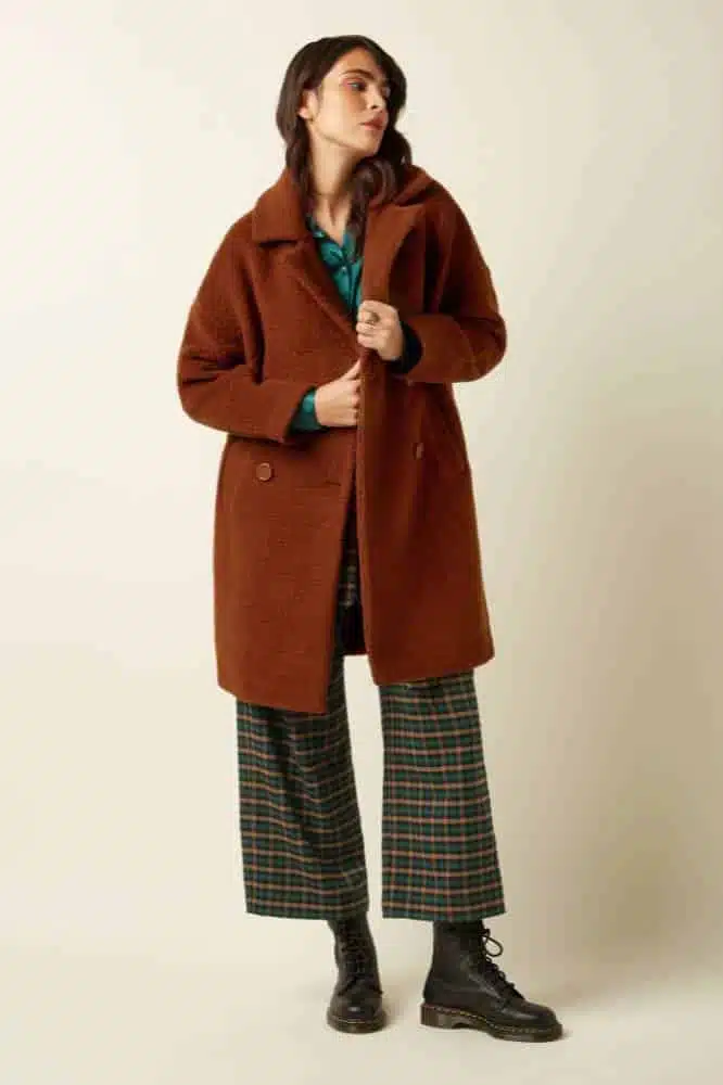 Nia Coat Nerlino Patina Brown - King Louie