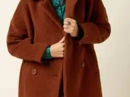 King Louie Nia Coat Nerlino Patina Brown - La Vie en Rose Damesmode