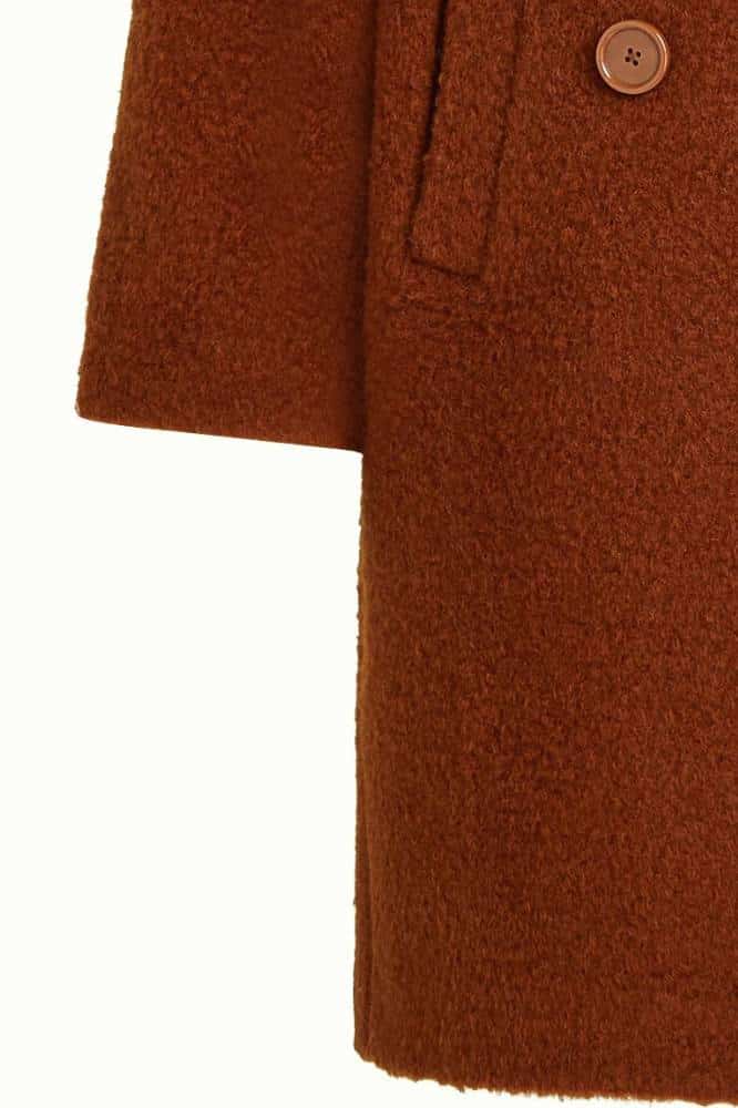 King Louie Nia Coat Nerlino Patina Brown - La Vie en Rose Damesmode