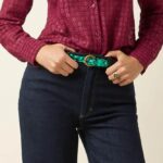 King Louie Paige Pants Walker Denim Indigo Blue GOTS- La Vie en Rose Damesmode