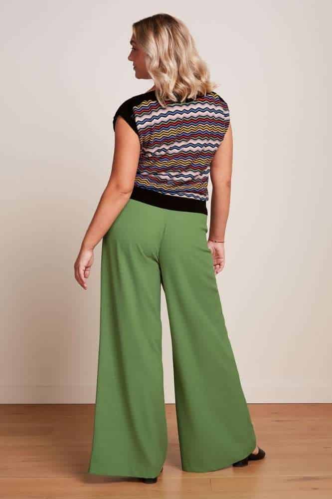 King Louie Peppa Pants Timba Jade Green - La Vie en Rose Damesmode