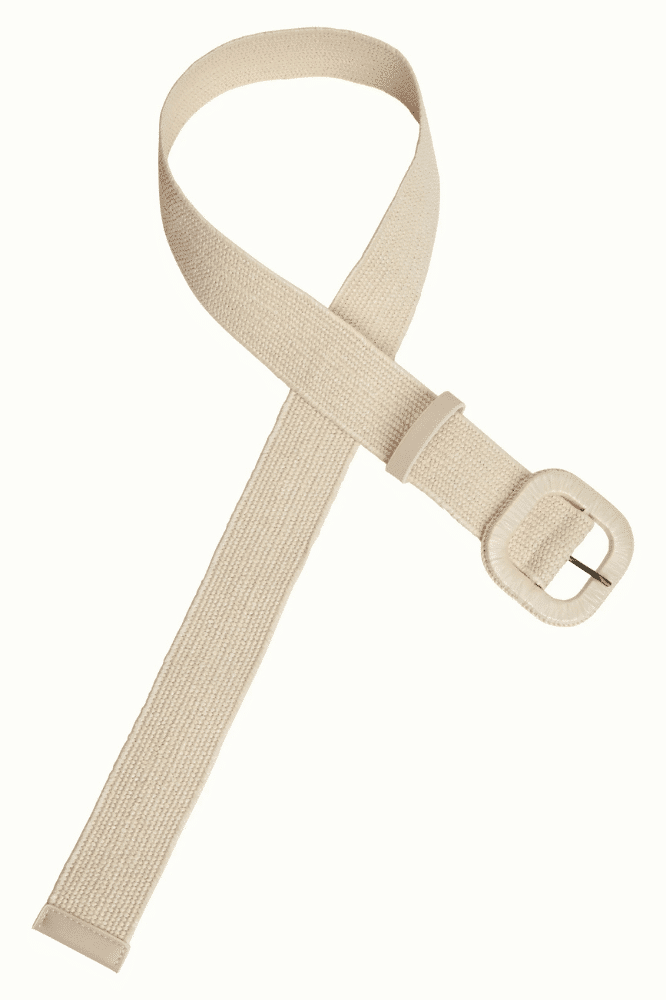 King Louie Raffia Belt Marzipane - La Vie en Rose Damesmode