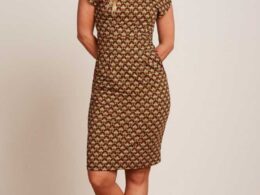 King Louie Rose Dress Toulouse Black - La Vie en Rose Damesmode