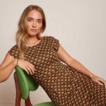 King Louie Rose Dress Toulouse Black - La Vie en Rose Damesmode