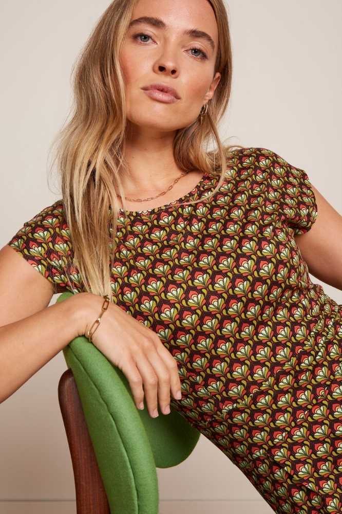 King Louie Rose Dress Toulouse Black - La Vie en Rose Damesmode