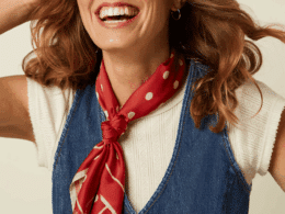 King Louie Scarf Polka Chili Red