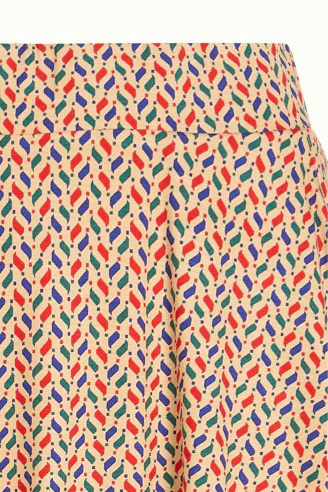 King Louie Serena Skirt Cocolupa Chino Cream - La Vie en Rose Damesmode