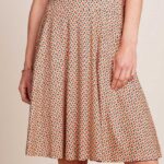 King Louie Serena Skirt Cocolupa Chino Cream - La Vie en Rose Damesmode