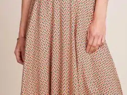 King Louie Serena Skirt Cocolupa Chino Cream - La Vie en Rose Damesmode