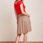 King Louie Serena Skirt Cocolupa Chino Cream - La Vie en Rose Damesmode