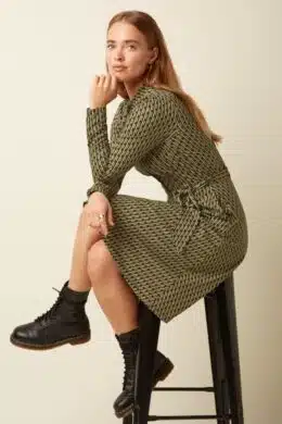 King Louie Sheeva Dress Gauzy Black - La Vie en Rose Damesmode