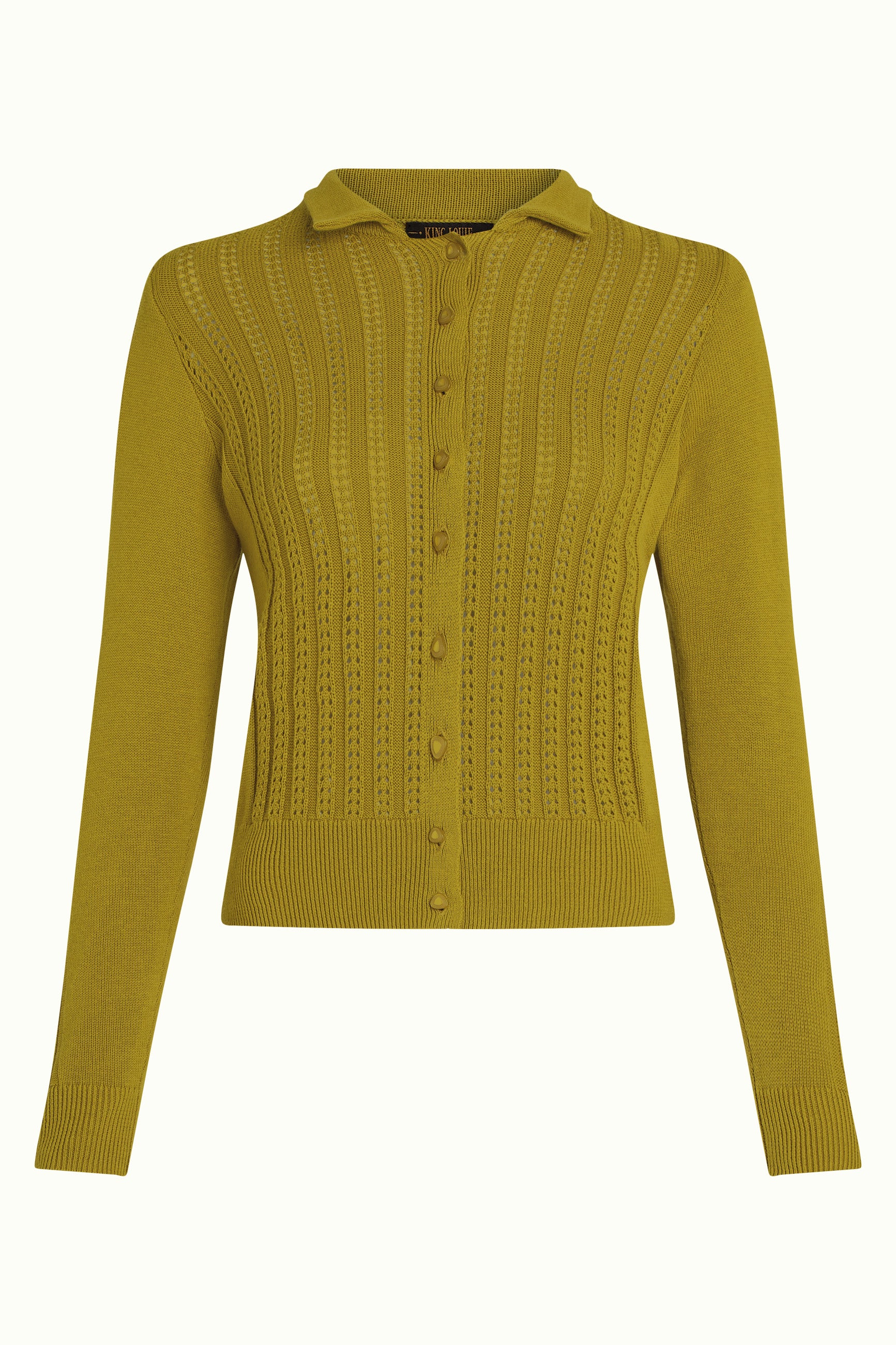 King Louie Sofie Cardi Carmi Curry Yellow