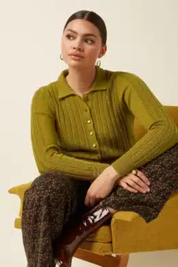 King Louie Sofie Cardi Carmi Curry Yellow