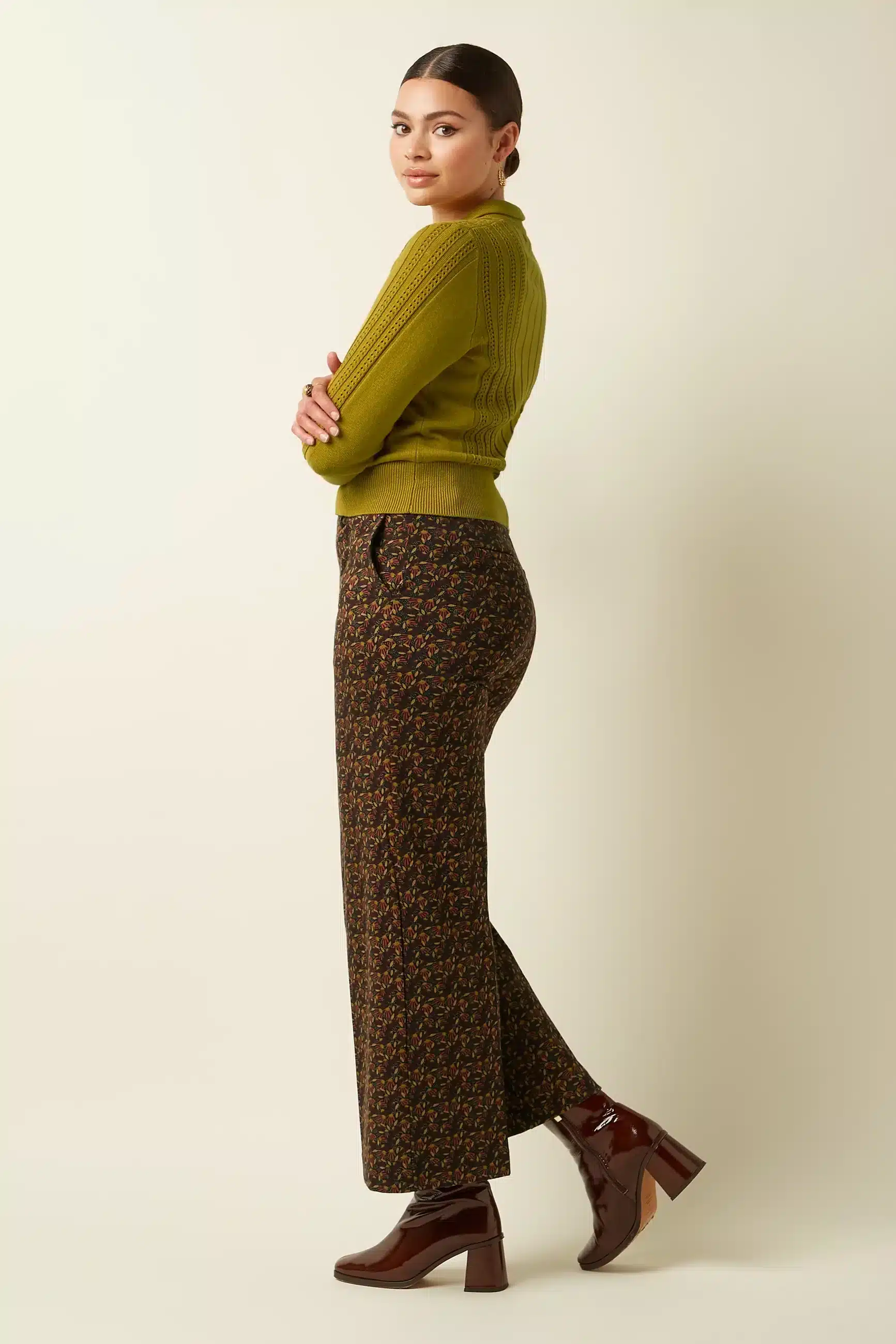 King Louie Sofie Cardi Carmi Curry Yellow