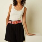 King Louie Striped Belt Chili Red - La Vie en Rose Damesmode