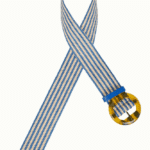 King Louie Striped Belt Mazarine - La Vie en Rose Damesmode