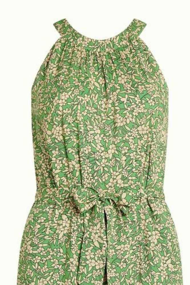 King Louie Virna Jumpsuit Paradis Jasmin Green - La Vie en Rose Damesmode