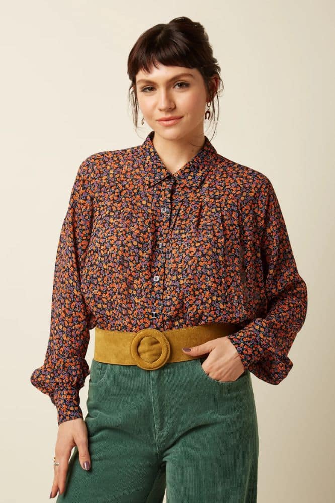 King Louie Wide Belt Golden Brown - La Vie en Rose Damesmode