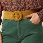 King Louie Wide Belt Golden Brown - La Vie en Rose Damesmode