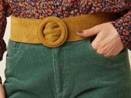 King Louie Wide Belt Golden Brown - La Vie en Rose Damesmode