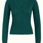 King Louie Cardi V Heart Ajour BCI Black