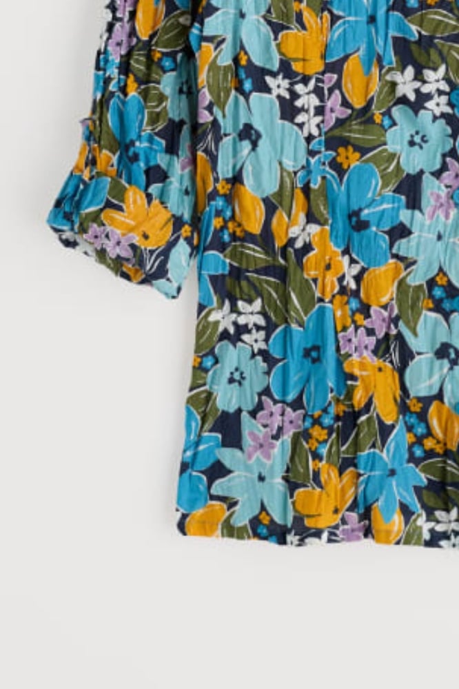 Larissa Shirt Citrus Floral Poseidon