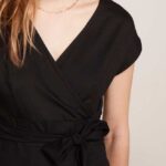 Lot Midi Dress Viscose Classic Black