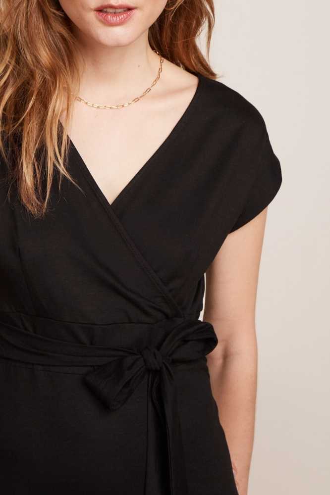 Lot Midi Dress Viscose Classic Black