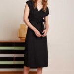 Lot Midi Dress Viscose Classic Black