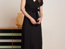 Lot Midi Dress Viscose Classic Black