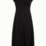 Lot Midi Dress Viscose Classic Black