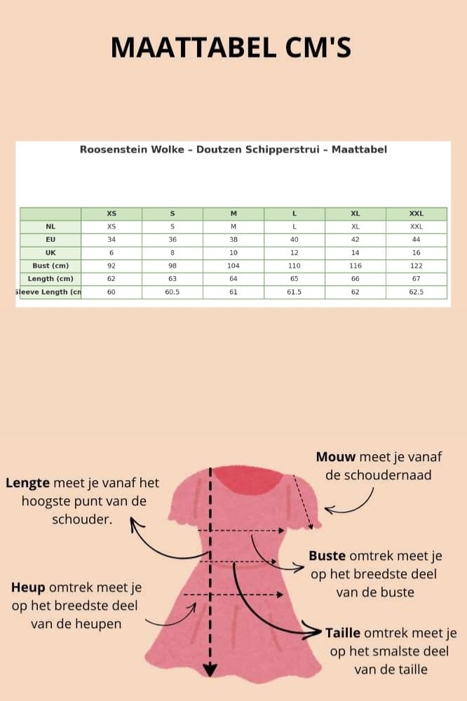 Roosenstein Wolke Doutzen Schipperstrui Beehge - La Vie en Rose Damesmode
